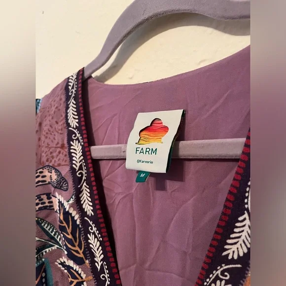 FARM Rio Multicolor Leaf Print Dress - Picture 4 of 10